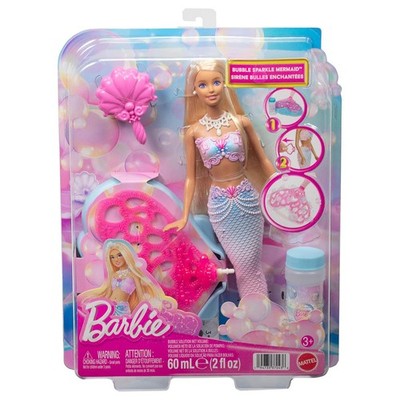 Barbie Bubble Meerjungfrau Modepuppe Alter 3+ Mattel