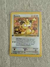 first edition meowth pokemon card Jungle 1st #56 CGC 8.5 Meowth [1st Edition] #62 Prices