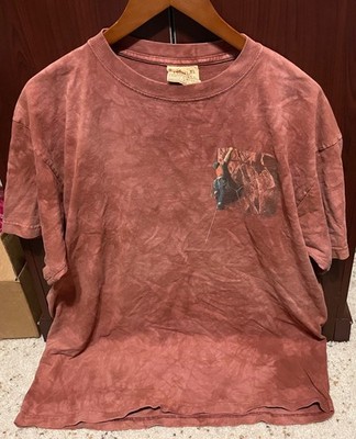 The Mountain T Shirt Men's XL mountain climber logo tan/brown mottled color
