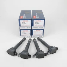 4pcs Denso Ignition Coils 673-2313 For Honda Accord CRV Acura 2.4L 30520-R40-007