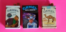 3 X Vintage Camel Cigarette Pack Lighter 80s/90s R J Reynolds COLLECTIBLE