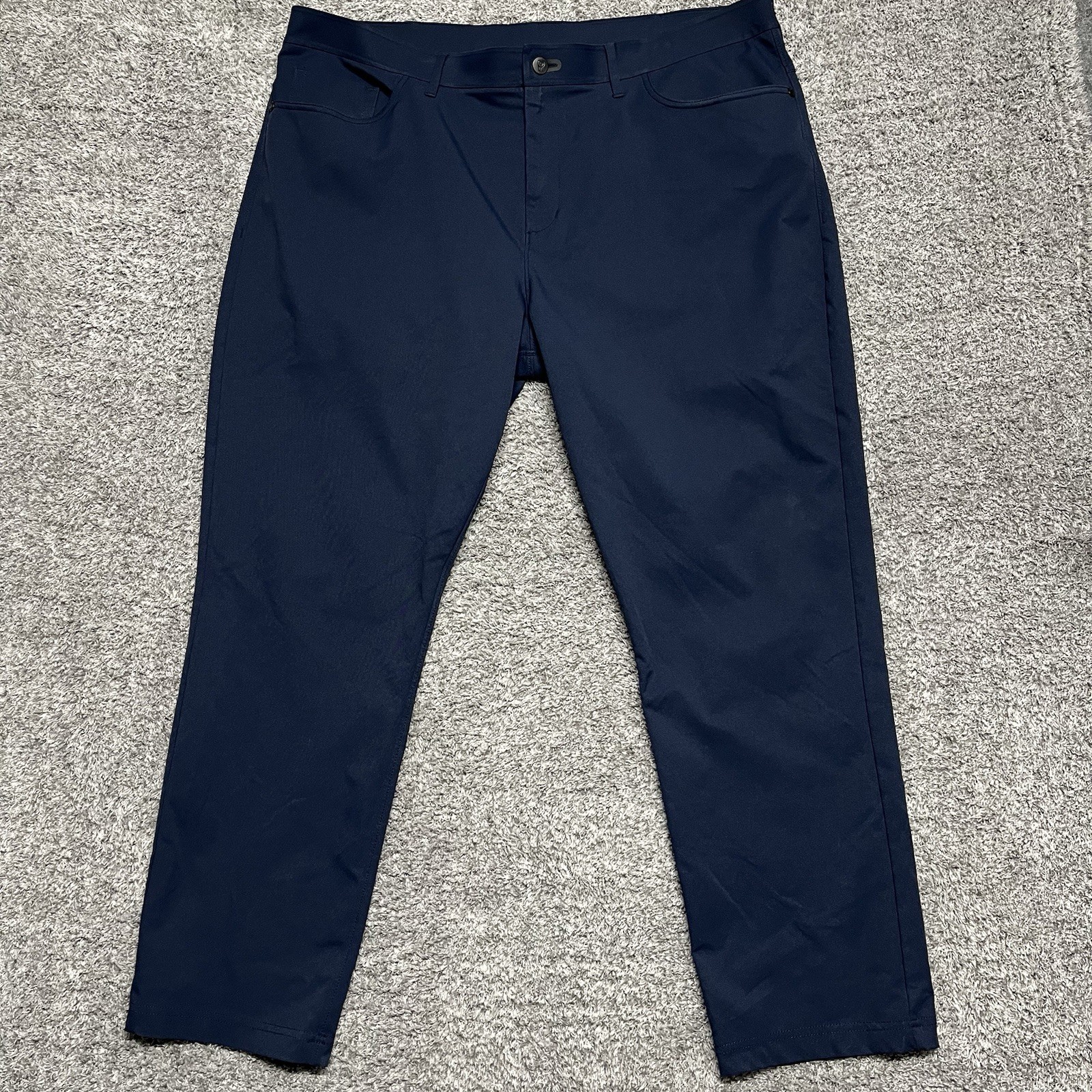 Public Rec Gamechanger Chino Pants Men 40x30 Blue Performance Nylon Golf Stretch