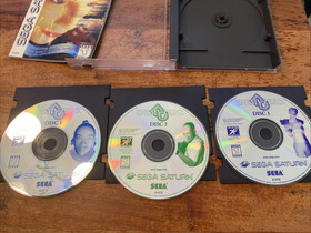 Enemy Zero (Sega Saturn, 1996) 3 Discs in Case w Manual, No Art (Missing 1 Disc)