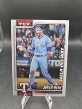 Jonah Heim WALK THIS WAY SP 2026 Topps Baseball Celebration Card Rangers