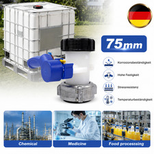 IBC Wassertank Adapter drehbar wasserdicht s&auml;urebest&auml;ndig PE Material