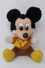 Walt Disney Mickey's Christmas Carol Plush Mickey Mouse 8" 1984