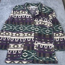 Stampede Jacket Womens Medium Aztec Blazer Western Tribal Boho USA Vintage