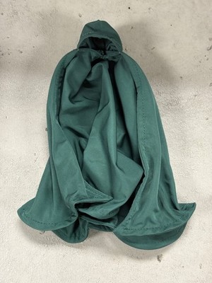 SU-KELHD-GRN: 1/12 Green Wired Hooded Cape for MOTU Keldor or 7'' Action figures