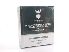 Beard Growth Kit - 2X Concentration Biotin for Men BEARD BALM. PURE NATURAL INGR