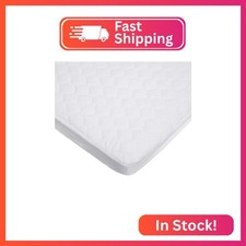 TL Care Waterproof Fitted Cradle/Bassinet Mattress Protector 33" x 15" - 100 Co