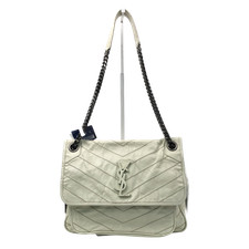 YSL Cowhide Bags Beige Shoulder Bag C1365932483