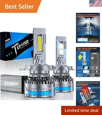 Durable 120W 65000LM Fog Light Bulbs - Quick Install & Long Lifespan, Pack of 2