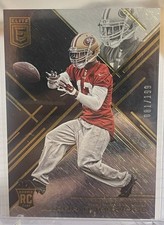 2016 Donruss Elite #154 Aaron Burbridge Black #/199 49ERS ROOKIE RC CARD NFL