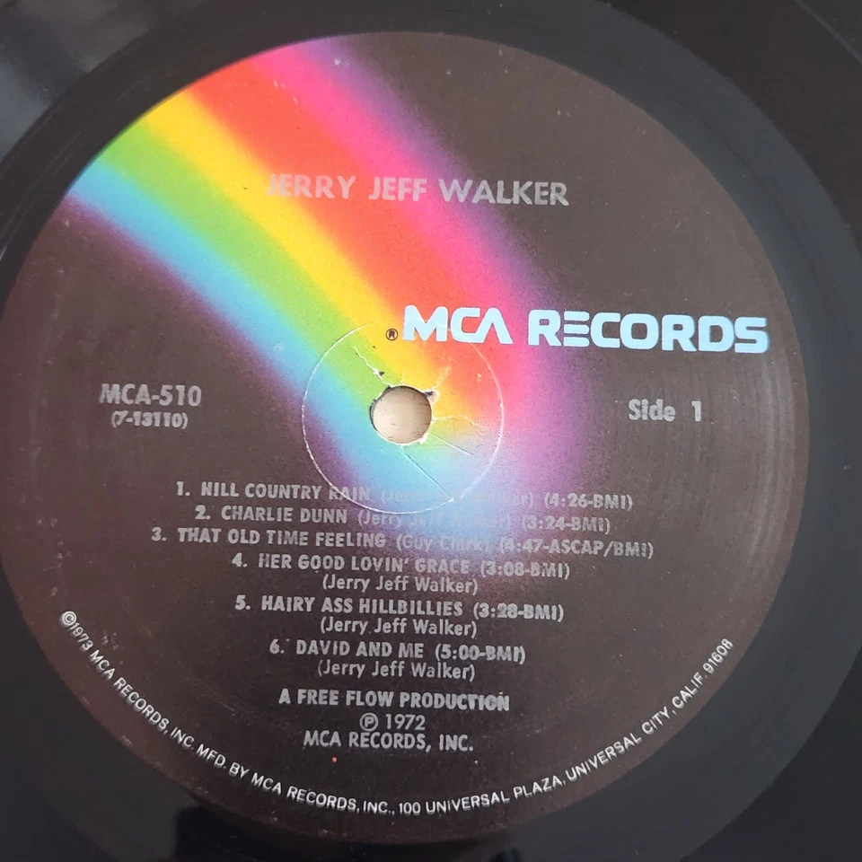 Джерри Джефф Уокер - Джерри Джефф Уокер виниловая пластинка Gatefold 1980 MCA переиздание EX/EX - Изображение 4 из 4