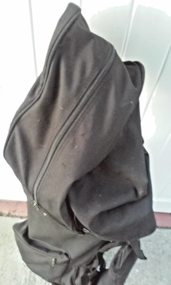 Carry Golf Bag Black 5-Way Divider Shoulder Strap Black Rain Cover Light Weight - Image 4 of 4