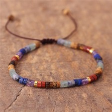 Chakra Bracelet Rainbow Crystal Bracelet Healing Gemstone Minimalist Bracelet