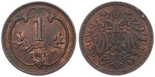 Austria 1 Heller Franz Joseph I. 1892-1916 - Various Years