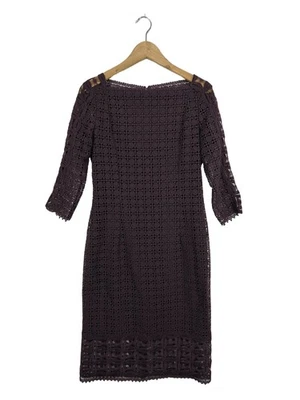 MASSIMO DUTTI Robe mi-longue Dames Robe T EU 42 rouge mûre élégant - Photo 1/4