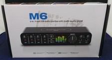 MOTU M6 USB-C Audio Interface 6x4 Studio-Quality Sound Excellent Condition