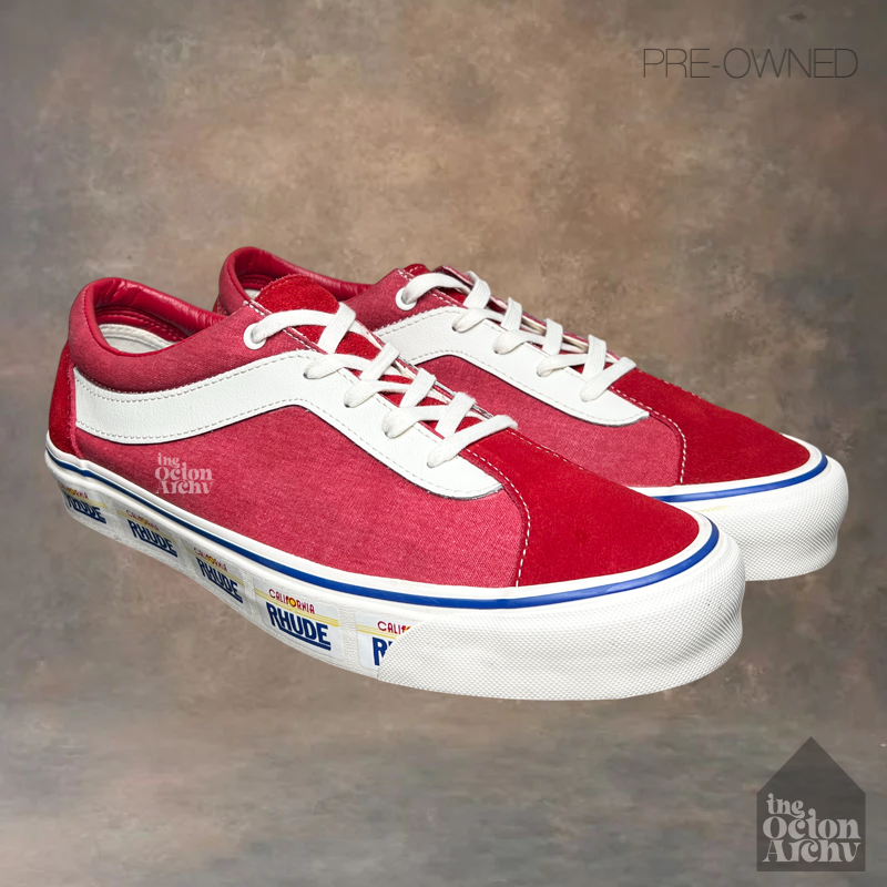 【28cm】vans rhude bold Ni plate RED Size 12 Rhude x Vans Bold Ni 'Carlifonia Plate - Red' VN0A3WLPTHE1