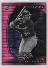 2022 Panini Chronicles Titan Pink Pulsar Prizm Juan Yepez #15 0t2