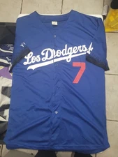 MLB Los Angeles Dodgers Julio Urias 7 SGA Jersey Size XL