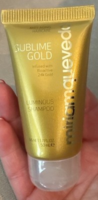 Miriam Quevedo Sublime Gold Luminous Shampoo 1.7oz Anti Aging Haircare 24k Gold