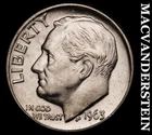 1963-D Silver Roosevelt Dime-Choice Gem BU Lustrous No Reserve #i3067