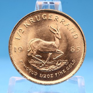 Südafrika 1/2 Rand Krügerrand 1985 1/2 Oz Gold Vz