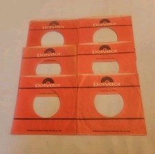 45 RPM 7" RECORD SLEEVES CO. SLEEVE 6 PACK SEE PHOTOS Polydor Records SLV321 