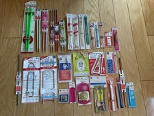Large Lot Vintage Knitting Needles  Accessories ALL NEW some Crochet