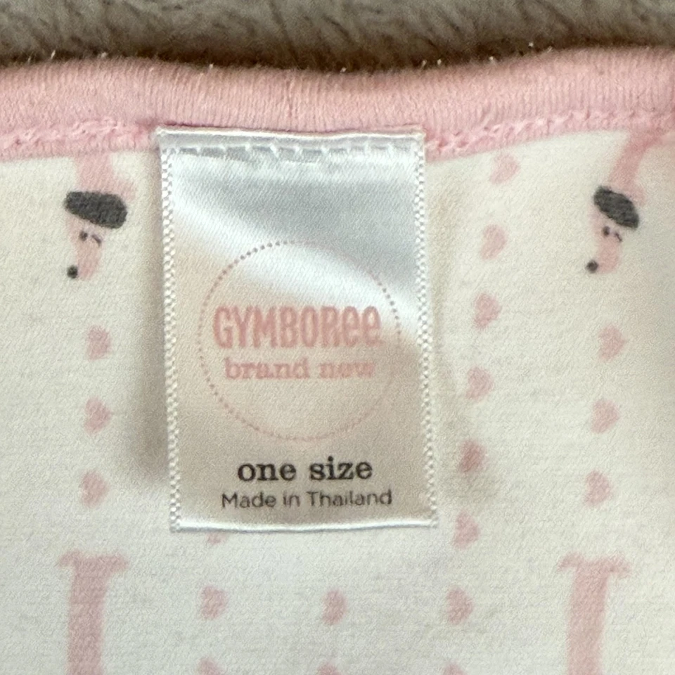 De Colección Gymboree Manta Bebé Rosa Dachshund Perro Reversible Algodón Seguridad Lovey Foto 4 de 4