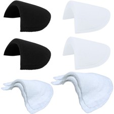 4 Pairs Sponge Shoulder Pads Shoulder Enhancer Sewing Foam Pad for Blazer Suit