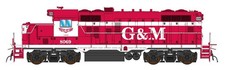 Locomotora InterMountain escala HO 49818 Gulf & Mississippi Paducah reconstruida GP10