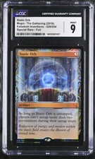 CGC 9 Static Orb 2016 Kaladesh Inventions #026/054 Foil Magic: The Gathering