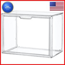 LXLXXL Clear Acrylic Display Case, Stackable Plastic Storage Bins, X-Large