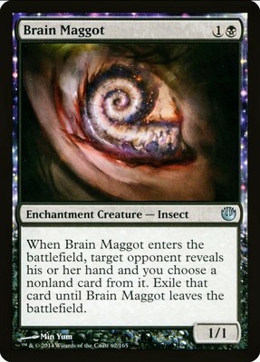 X 1 Brain Maggot NM Journey into Nyx 062 MTG Magic The Gathering