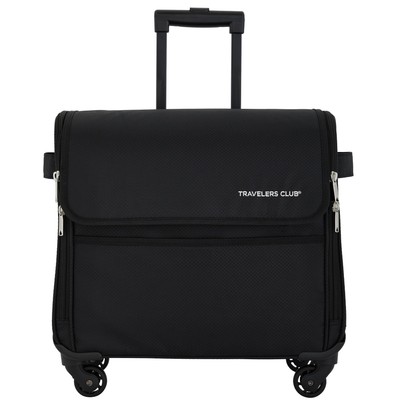  17-inch Travel Rolling 4-Wheel Sewing Machine Bag, Black