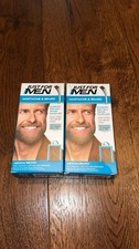 Just For Men M-35 MEDIUM BROWN Mustache and Beard Brush 2 Boxes NEW