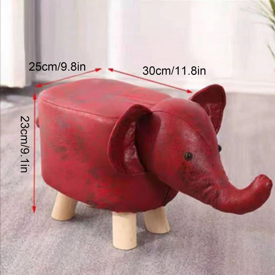 Animal Footstools Multipurpose Cute Cartoon Animal Small Bench For Home - Image 2 of 4