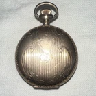 Antique Waltham Gold Filled Ful Hunter Pocket Watch Roman White Dial Mechanical