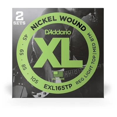 D’Addario EXL165TP - XL Bass Nickel Wound, Long Scale, 45-105, 2er Pack - Bild 1 von 3