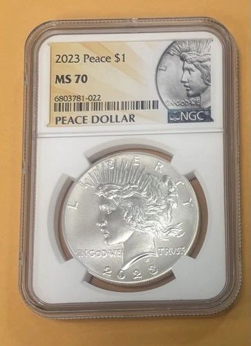 2023 Peace dollar NGC MS 70 First Releases