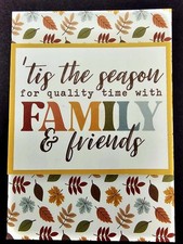 1 Premade Scrapbook Mini Folder/Folio/Junk Journal/Cards: Tis The Season Fall