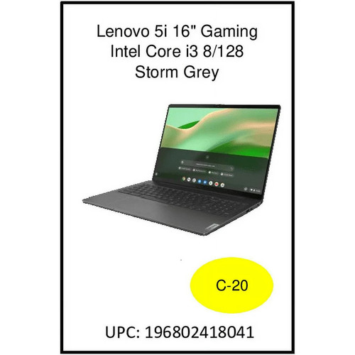 Lenovo IP 5 16IAU7 16" 2.5K Chromebook i3-1215U 8GB Ram 128GB eMMC Chrome OS - Picture 2 of 5