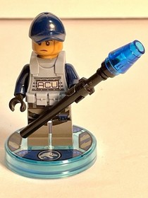 LEGO Dimensions Jurassic World 71205 Owen ACU Velociraptor Gyrosphere Base Tags