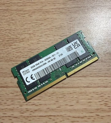 32GB DDR4 3200MHz Sk hynix (1x 32GB) SO-DIMM PC4-3200AA Gaming Laptop RAM Memory