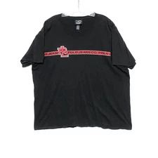 Polo Jeans Co. Ralph Lauren RL Spell Out Front and Back Graphics Shirt Mens XL 