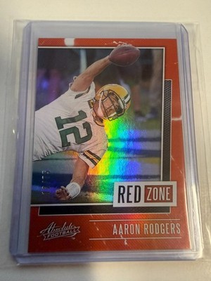 2020 PANINI ABSOLUTE RED ZONE Aaron Rodgers 12/75 JERSEY # MATCH FM