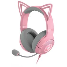 Razer Kraken Kitty V2 USB Headset with RGB Kitty Ears Quartz Edition